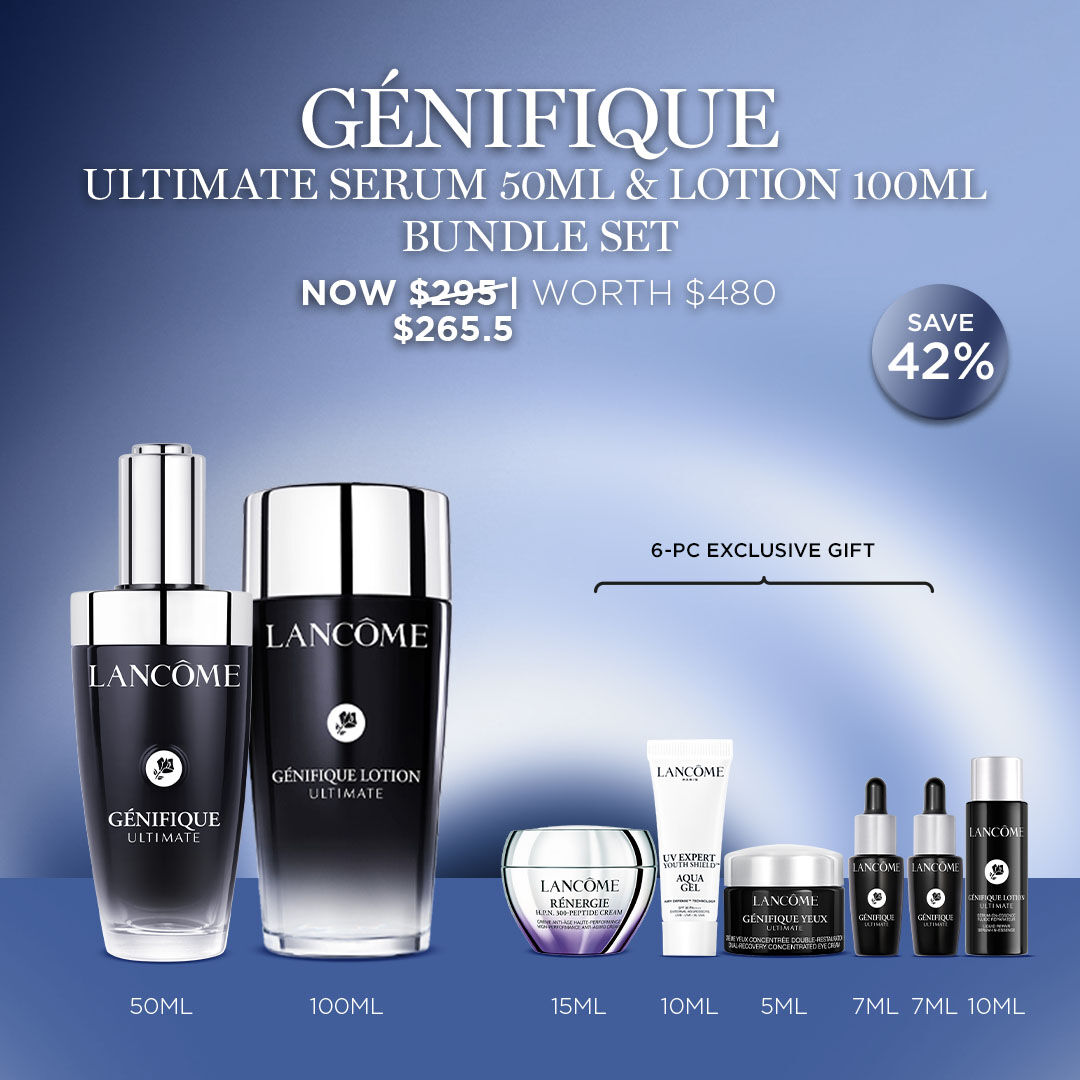 GENIFIQUE ULTIMATE SERUM 50ML & LOTION 100ML BUNDLE SET