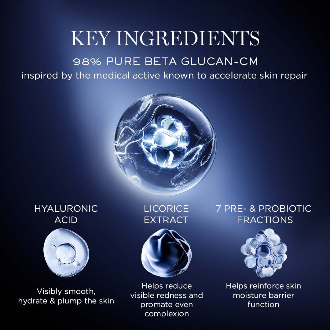 Genifique Ultimate Face serum visibly reducing redness and fine lines